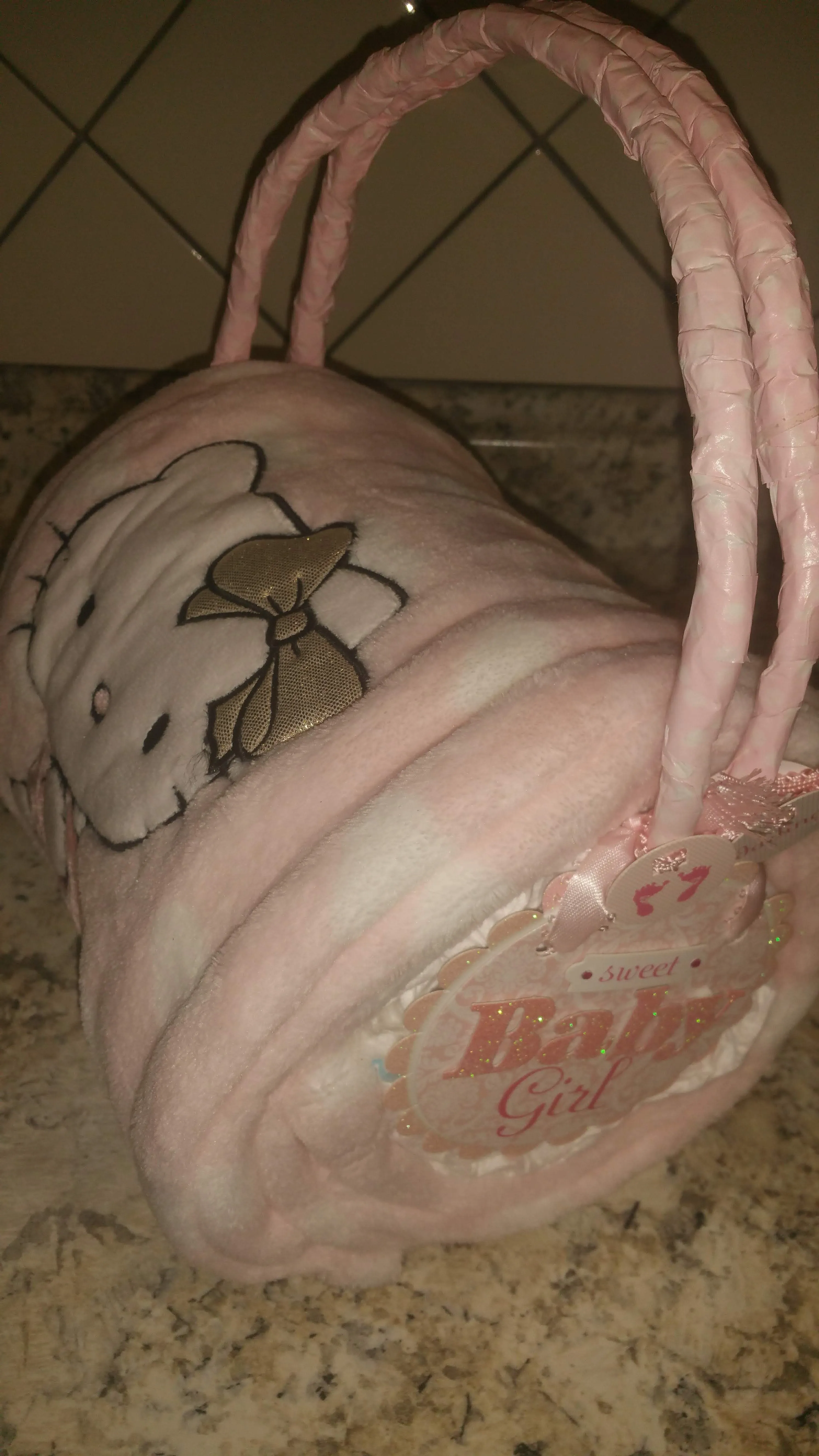 Diaper Cake Purse - Hello Kitty