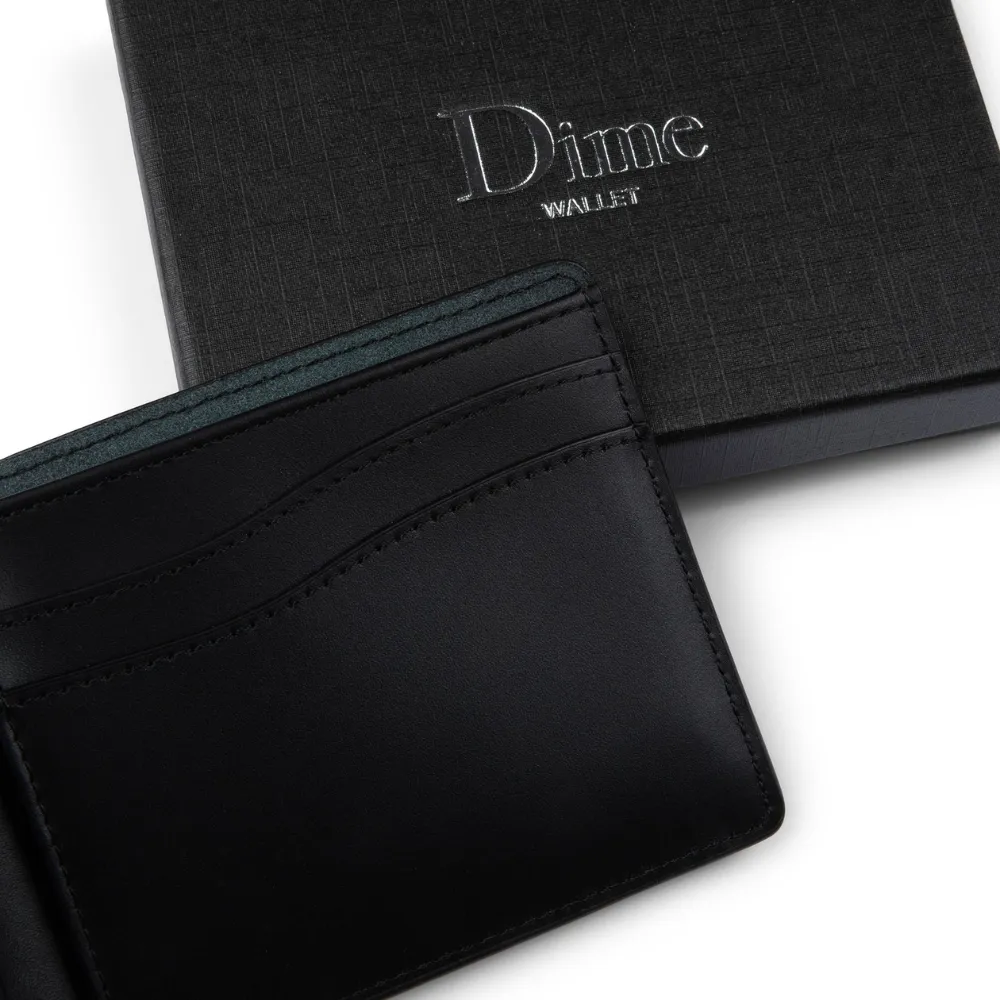 Dime MTL Cursive Gradient Leather Bifold Wallet | Copper