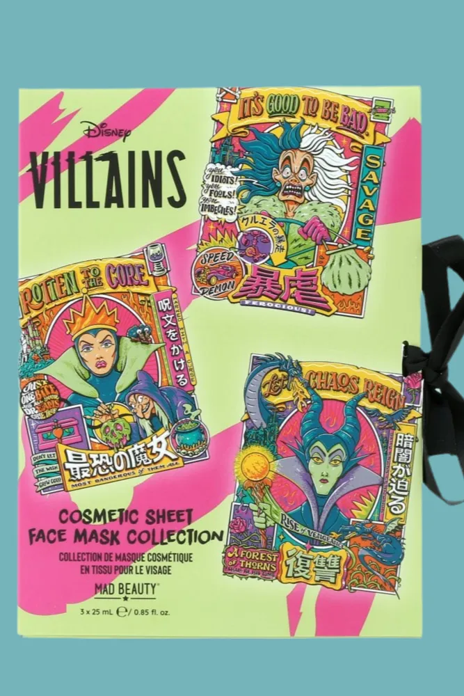 Disney Wicked Villains Cosmetic Sheet Mask TrioCosmetic Sheet Mask