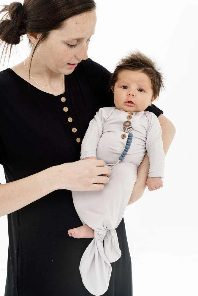 Dove Everything Knotted Newborn Gown