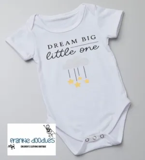 “Dream Big Little One” Baby Vest