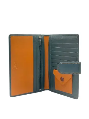 Duplex Passport Holder in Genuine Leather #1158NL