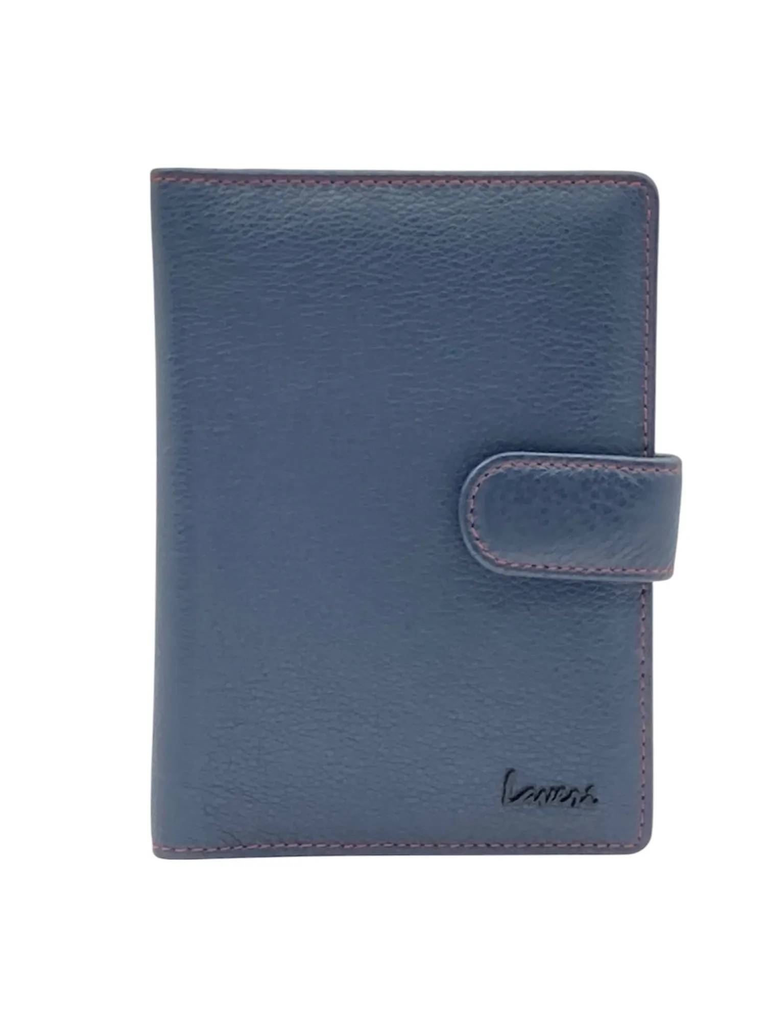 Duplex Passport Holder in Genuine Leather #1158NL