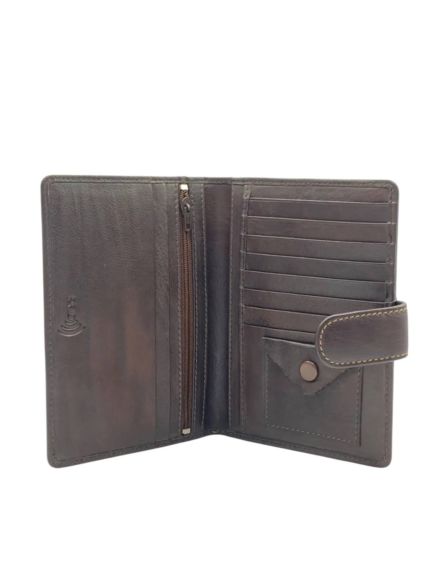 Duplex Passport Holder in Genuine Leather #1158NL