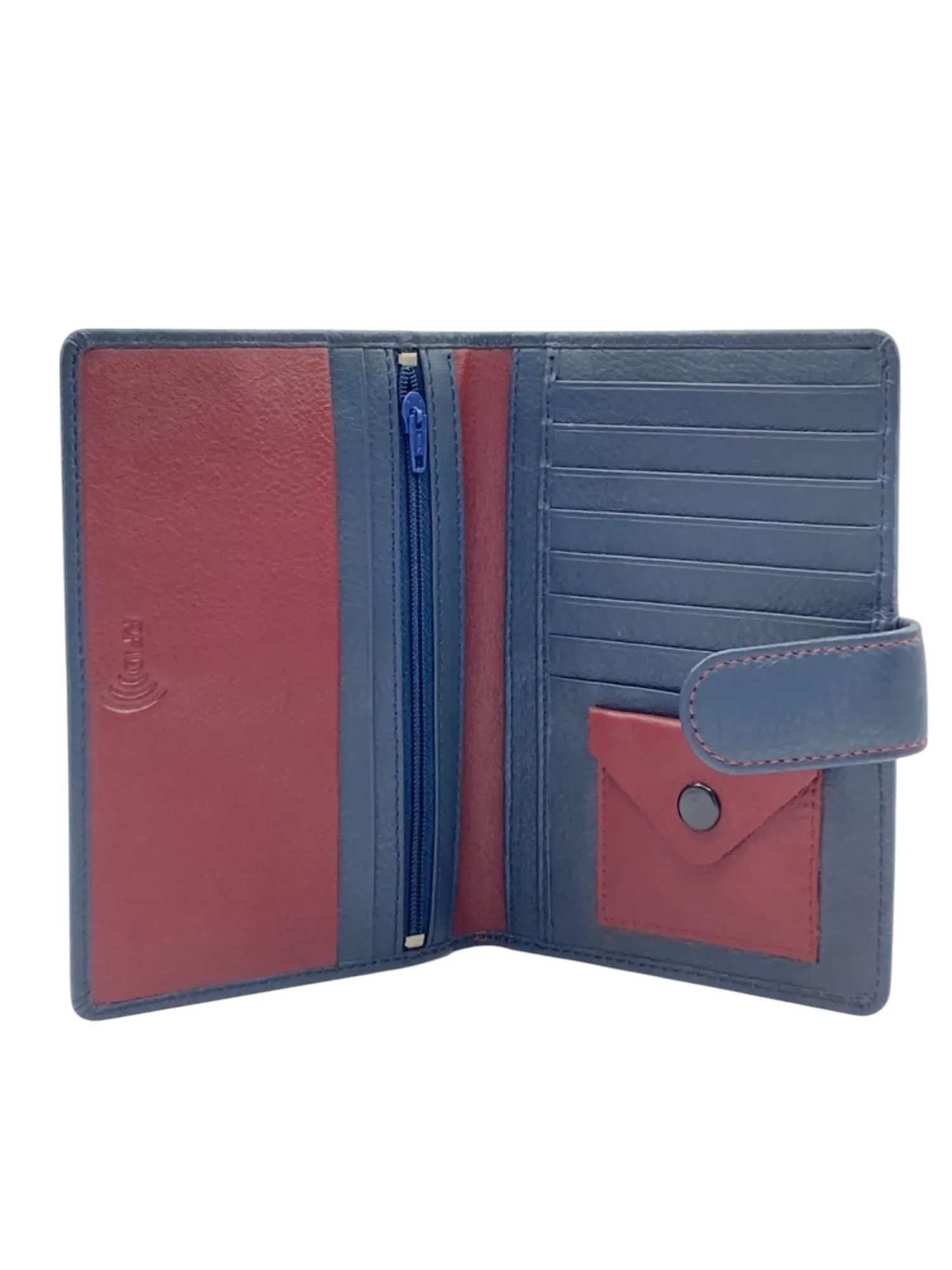 Duplex Passport Holder in Genuine Leather #1158NL