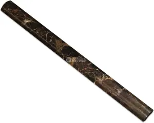 Emperador Dark Spanish Marble 1 X 12 Quarter-Round Trim Molding, Polished