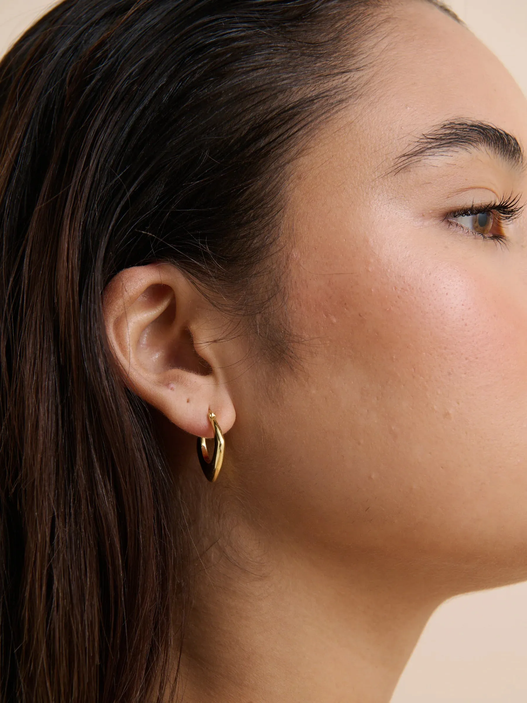 ERICA 18K GOLD PLATED EARRINGS - GOLD