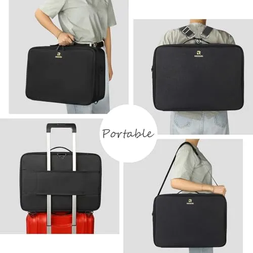 Extra-large Makeup Case, a Must for Double-layer Travel, a Storage Case for Professional Makeup Artists to Put Cosmetics, with Adjustable Partitions and Support