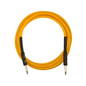 Fender 10 FT Professional Series Glow in the Dark Instrument Cable, Orange