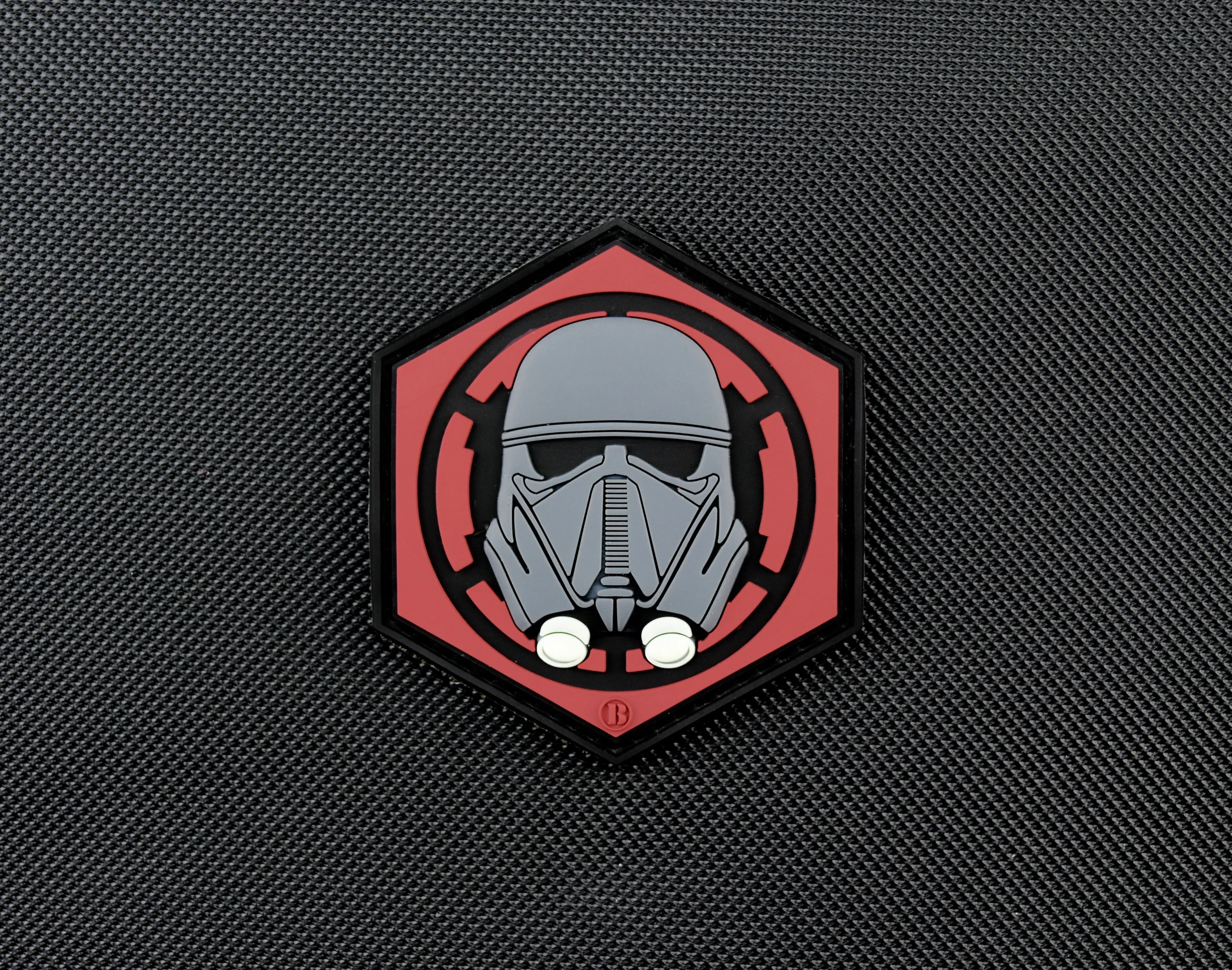 First Order Death Trooper Helmet PVC Morale Patch