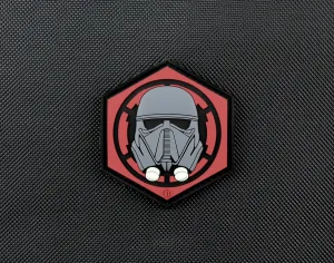 First Order Death Trooper Helmet PVC Morale Patch