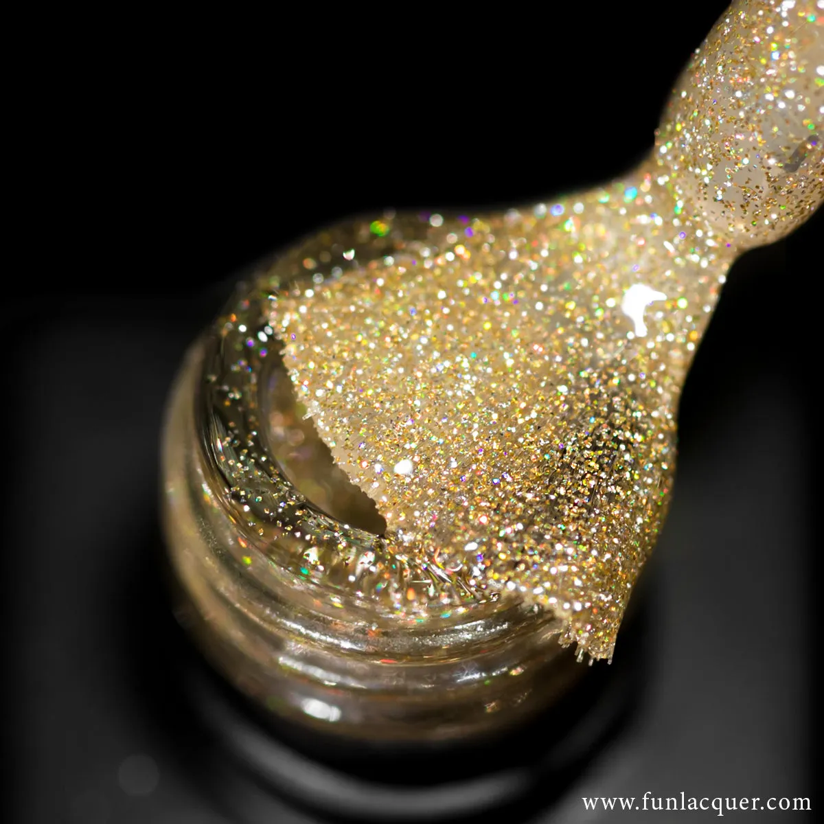 Flash Gold Diamond Dust Gel Polish