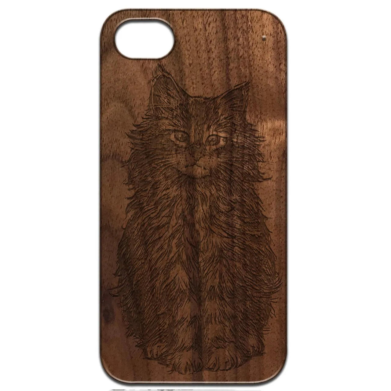 Fluffy Cat - Engraved