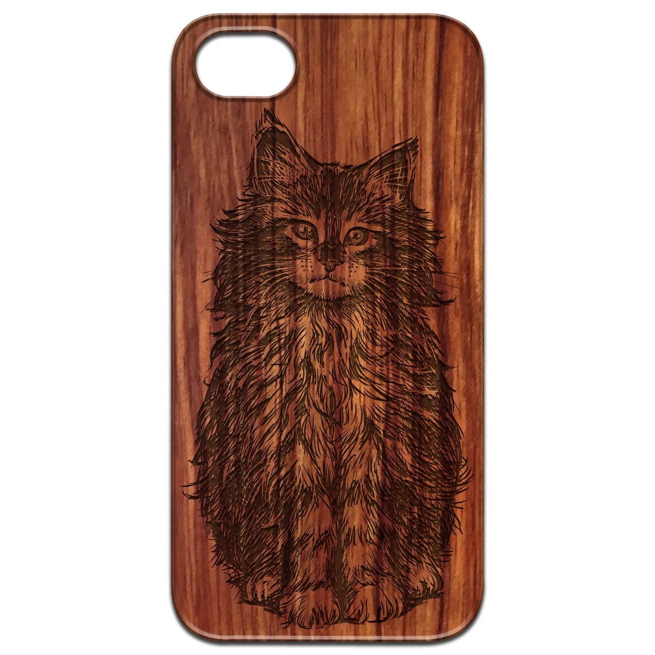 Fluffy Cat - Engraved