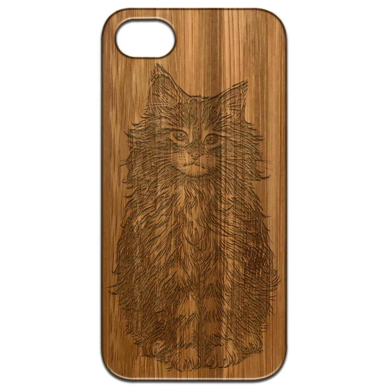 Fluffy Cat - Engraved