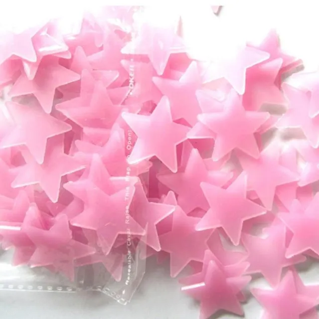 Fluorescent Glow In The Dark Stars