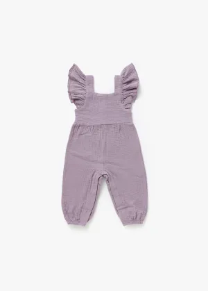 Flutter Jumpsuit | Lilac