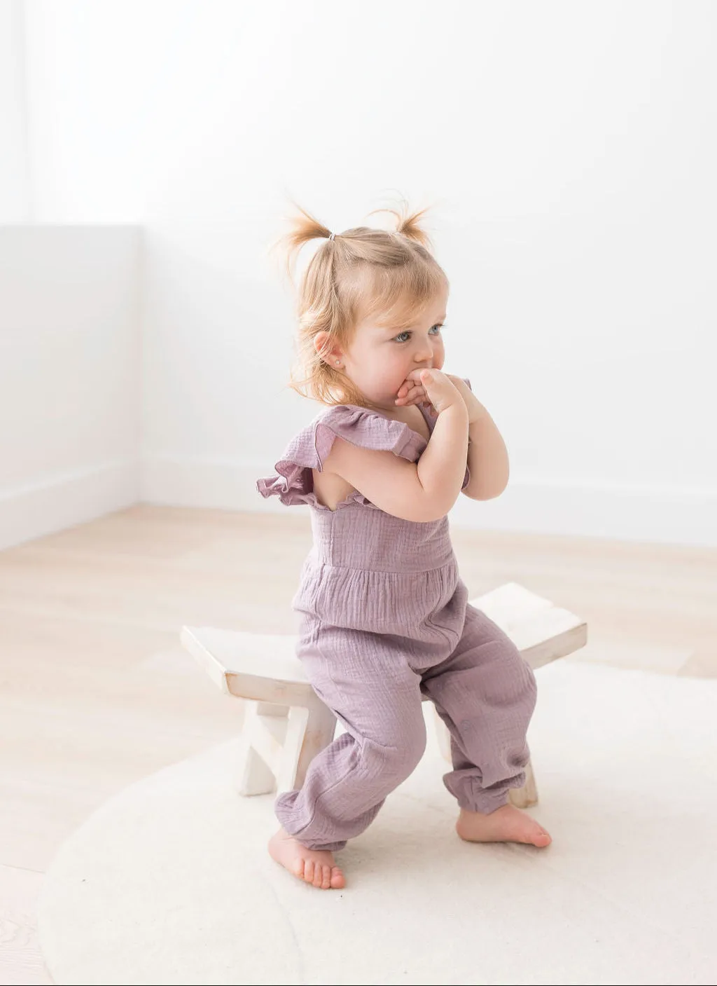 Flutter Jumpsuit | Lilac