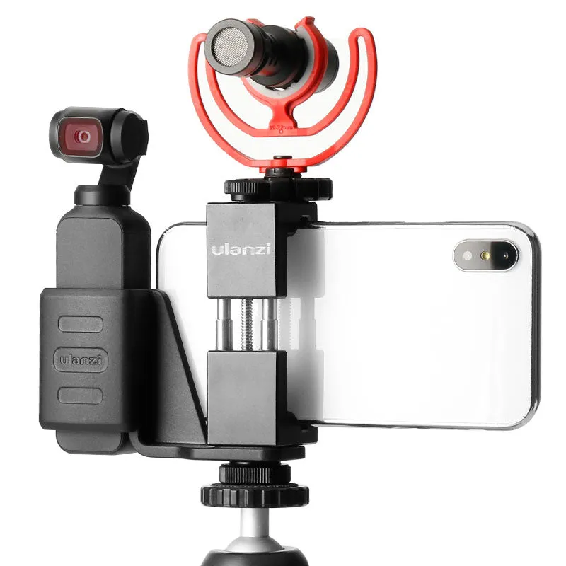 For Osmo Pocket Accessories Mobile Phone Holder Mount Set Fixed Stand Bracket for Dji Osmo Pocket Handheld Cameras With tripod