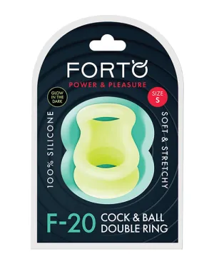 Forto F-20 50-67mm Liquid Silicone Balls Stretcher - Glow In The Dark