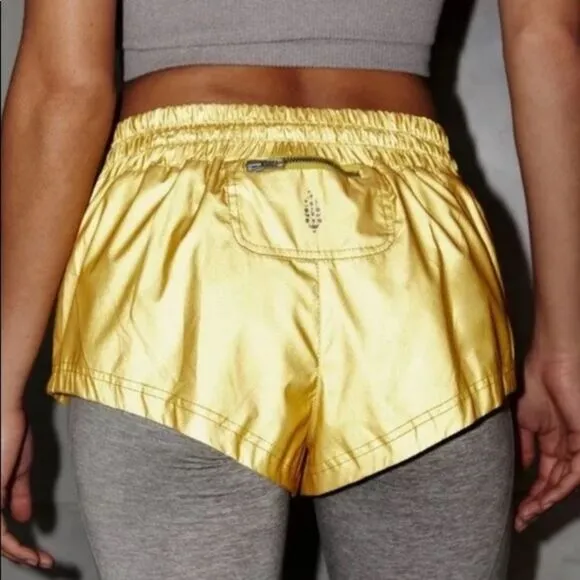 Free People Moonlight Reflective Shorts