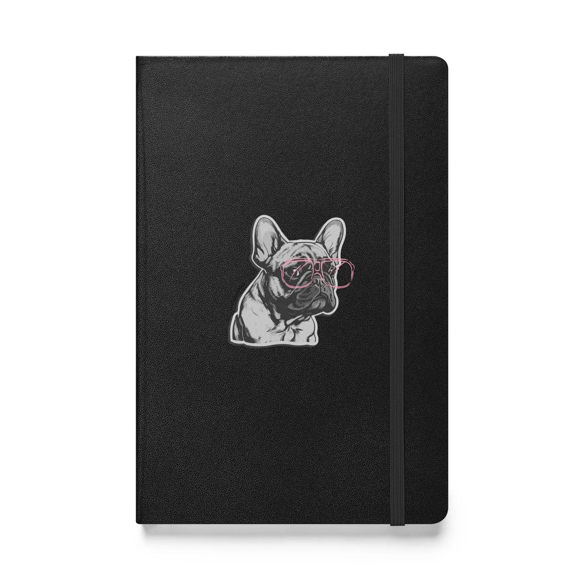 Frenchie Hardcover bound notebook
