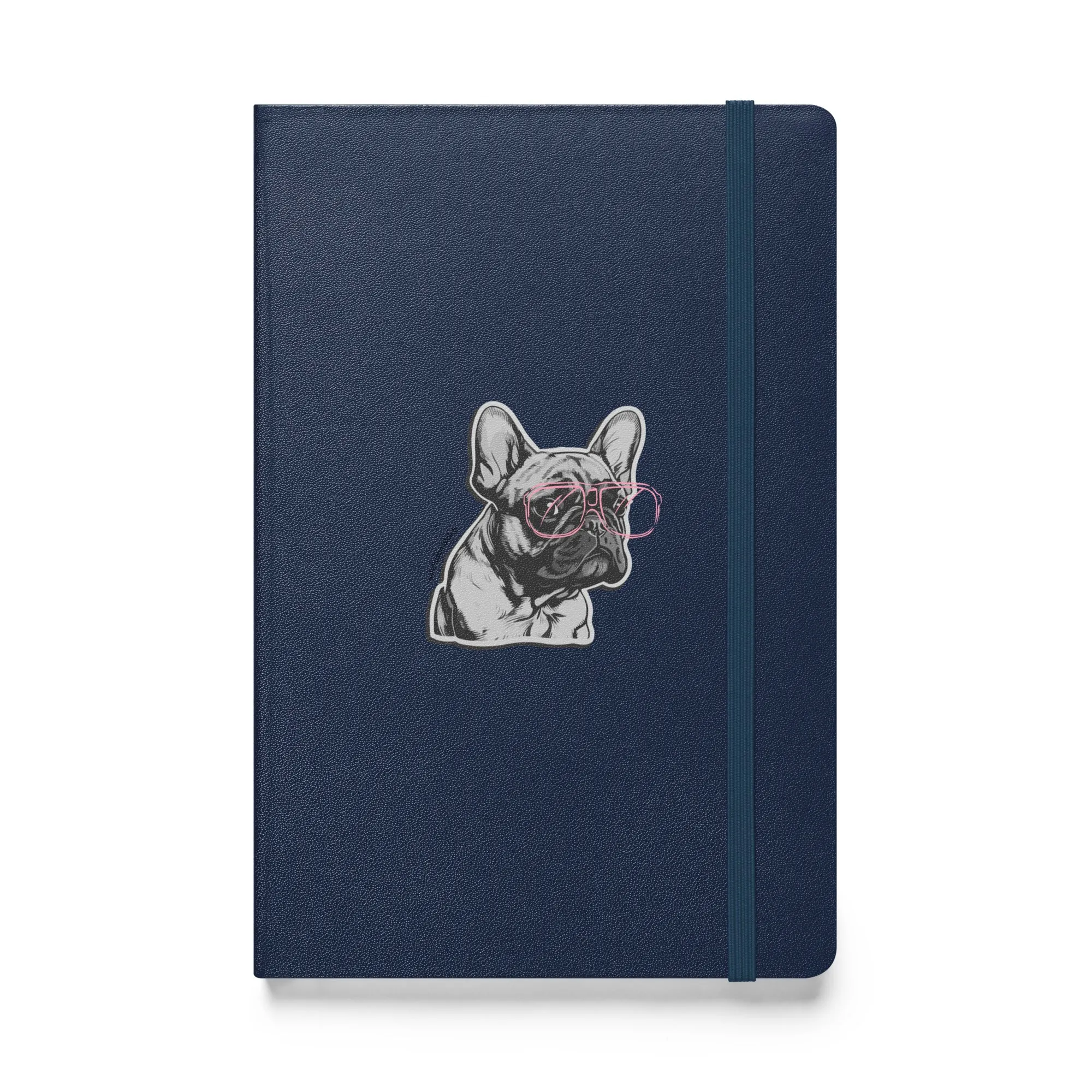 Frenchie Hardcover bound notebook