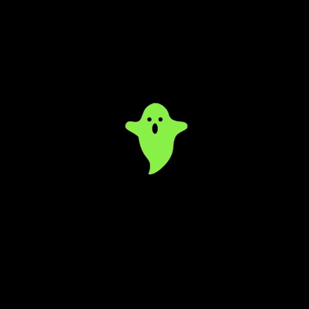 Ghost Glow in the Dark Graphic Printed 5 Panel Twill Caps for Men & Women