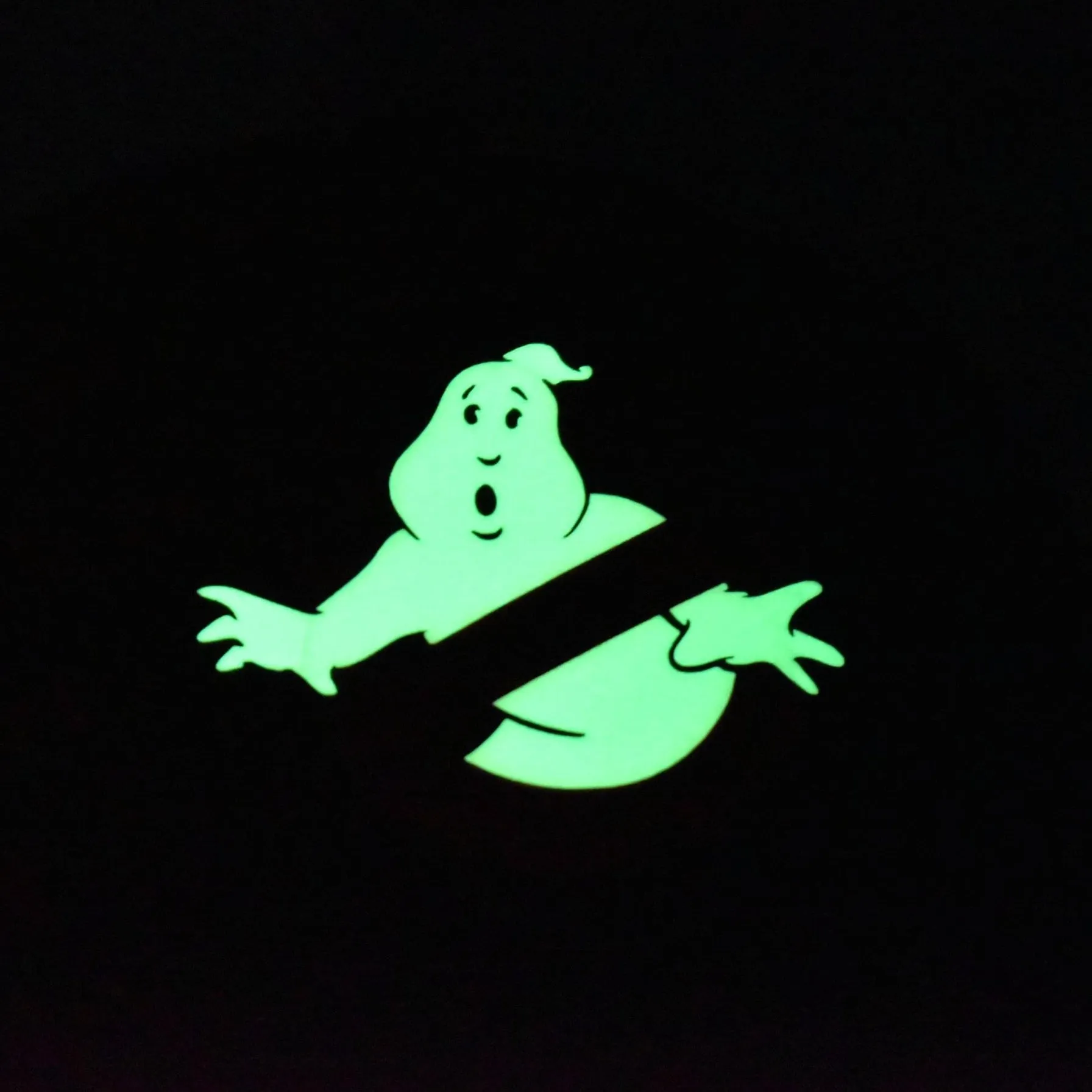 Ghostbusters “Classic Logo” Glow in the Dark Grey/Beige Vintage