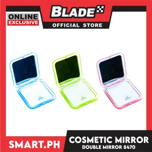Gifts Cosmetic Double Mirror B470 (Assorted Designs and Colors)