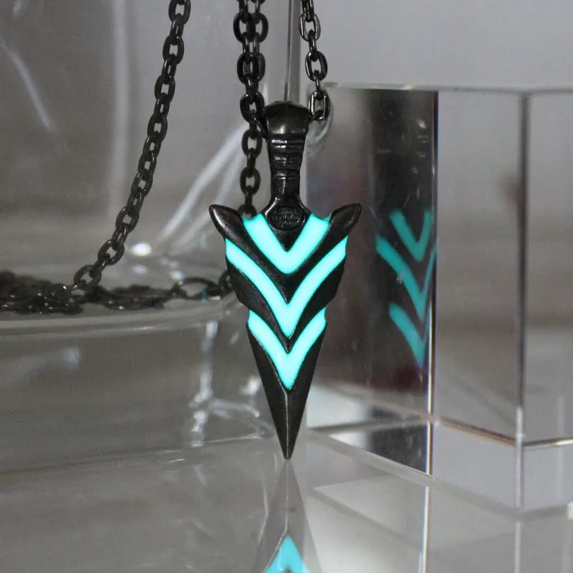 Glow In The Dark Arrowhead Necklace