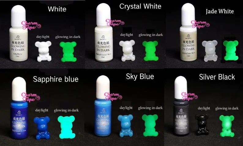 Glow in The Dark Color Pigment - Colorant Pigment Dye for Resin Coloring - 10g Resin dye