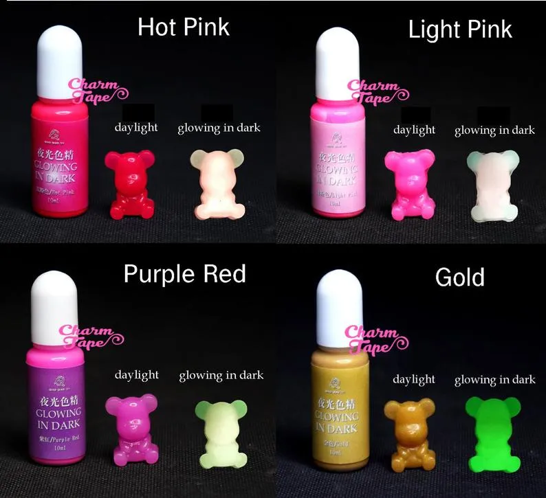 Glow in The Dark Color Pigment - Colorant Pigment Dye for Resin Coloring - 10g Resin dye