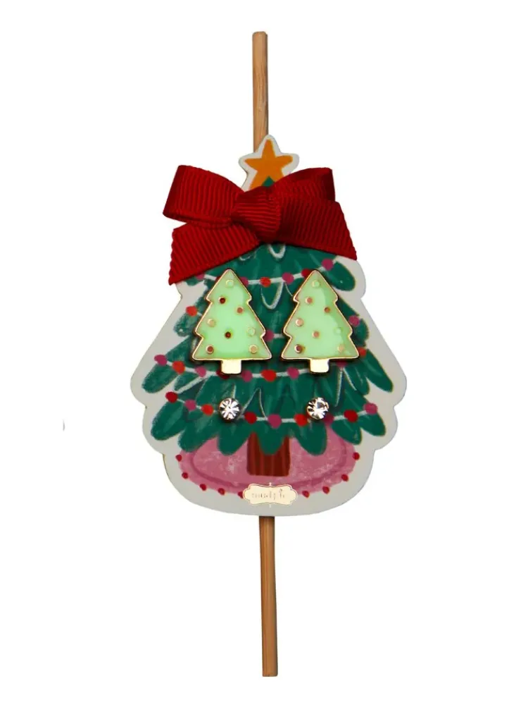 Glow In The Dark Earrings - Tree