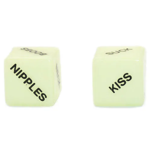 Glow in the Dark Foreplay Dice