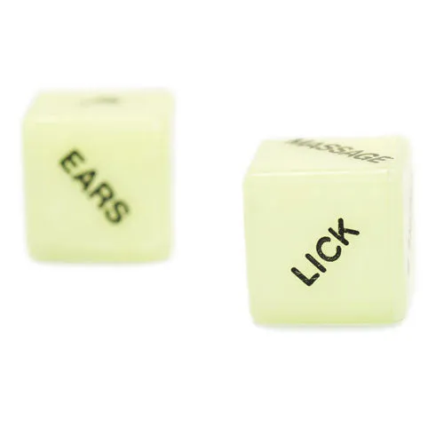 Glow in the Dark Foreplay Dice