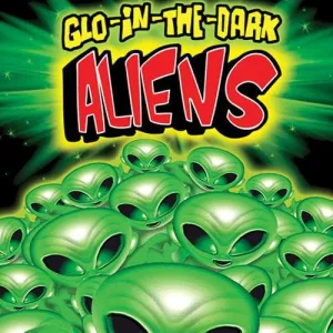 Glow in the Dark Mini Alien Figurine Vending Toys in 1 inch Toy Capsules