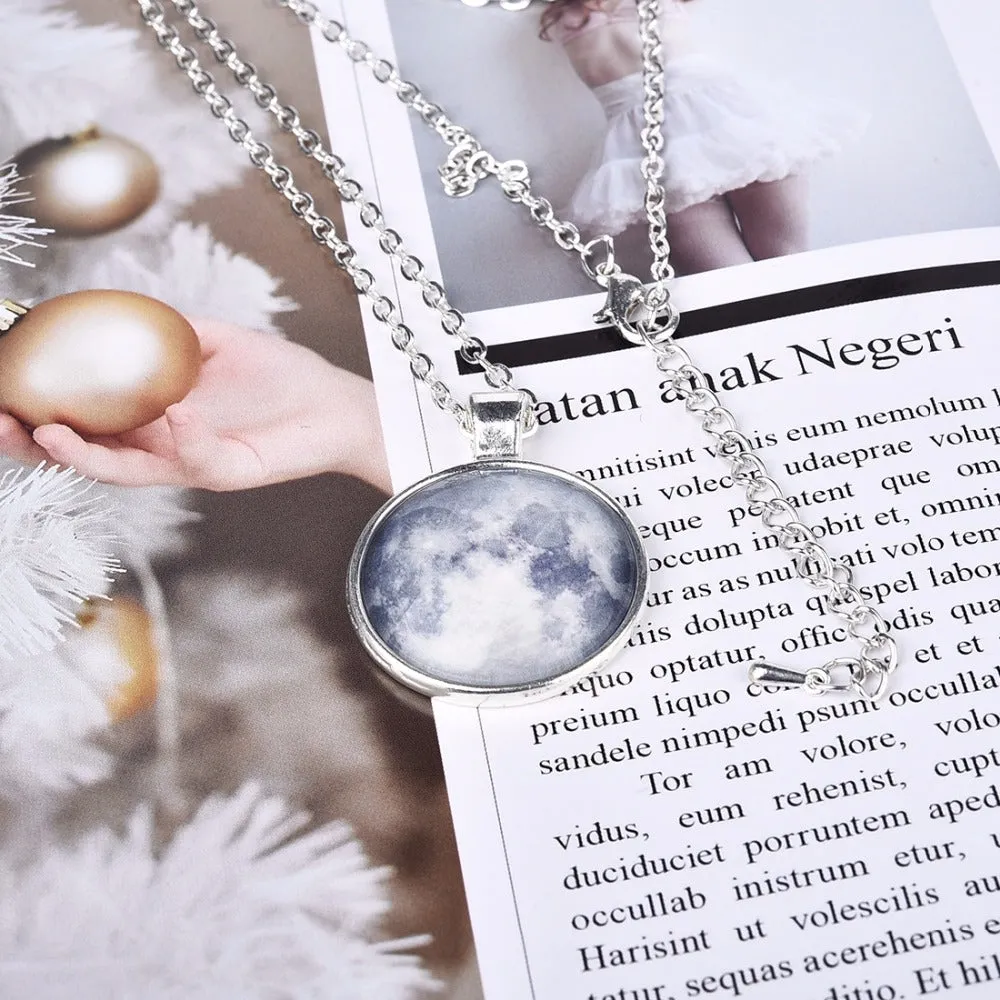 Glow In The Dark Moon Necklace