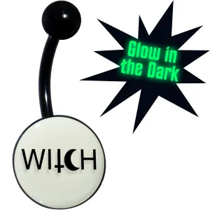 Glow in the Dark Mystical Witch Belly Ring