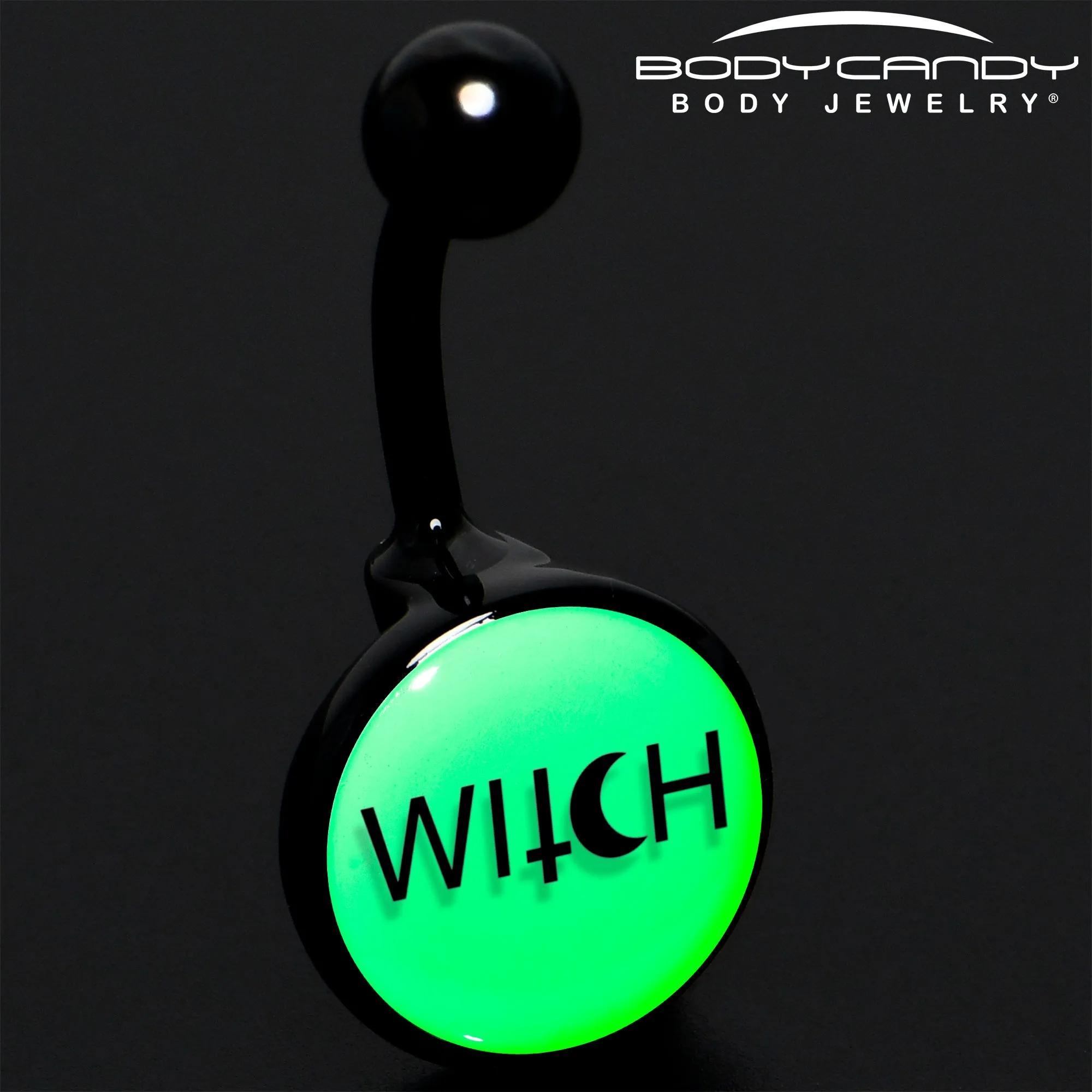 Glow in the Dark Mystical Witch Belly Ring