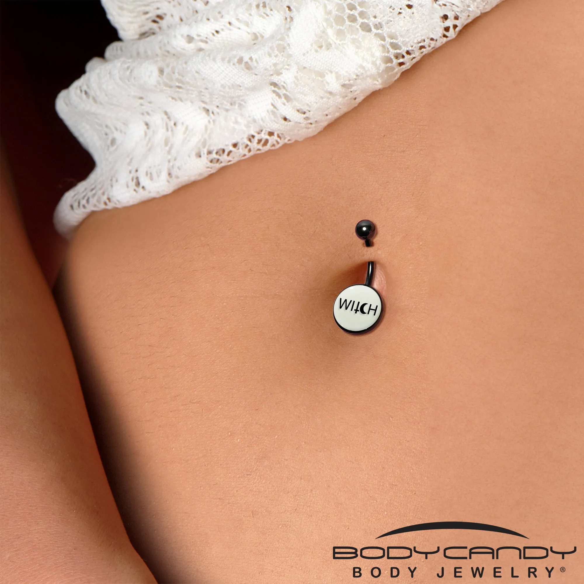 Glow in the Dark Mystical Witch Belly Ring