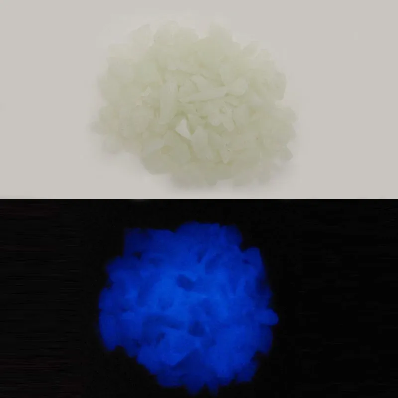 Glow in the dark stone,Big Blue,100 grams/lot