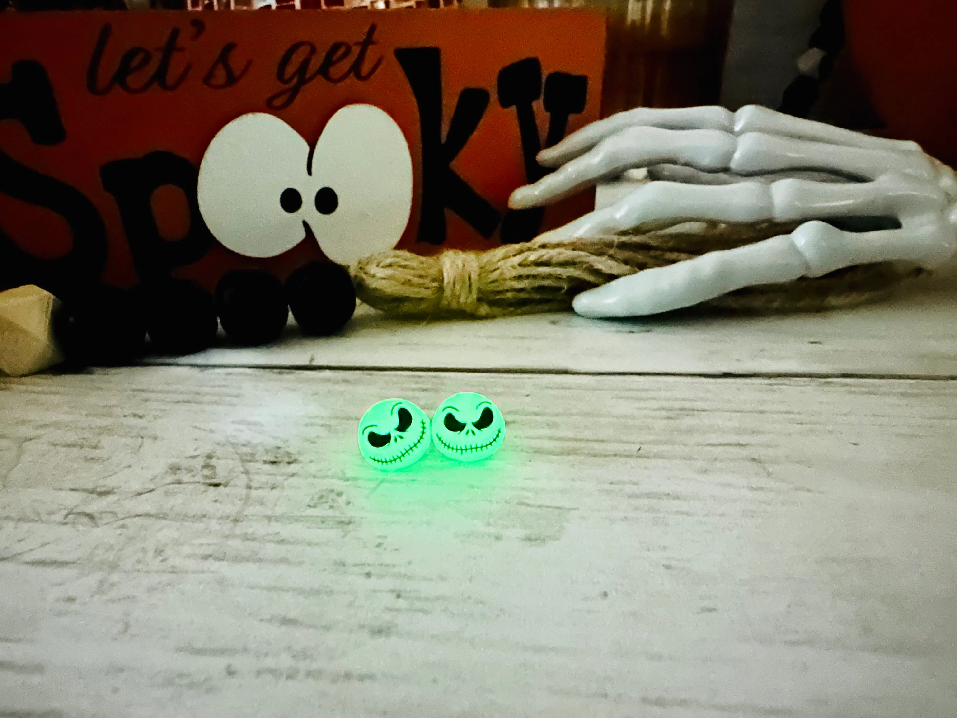 Glowing Skeleton Cabochon