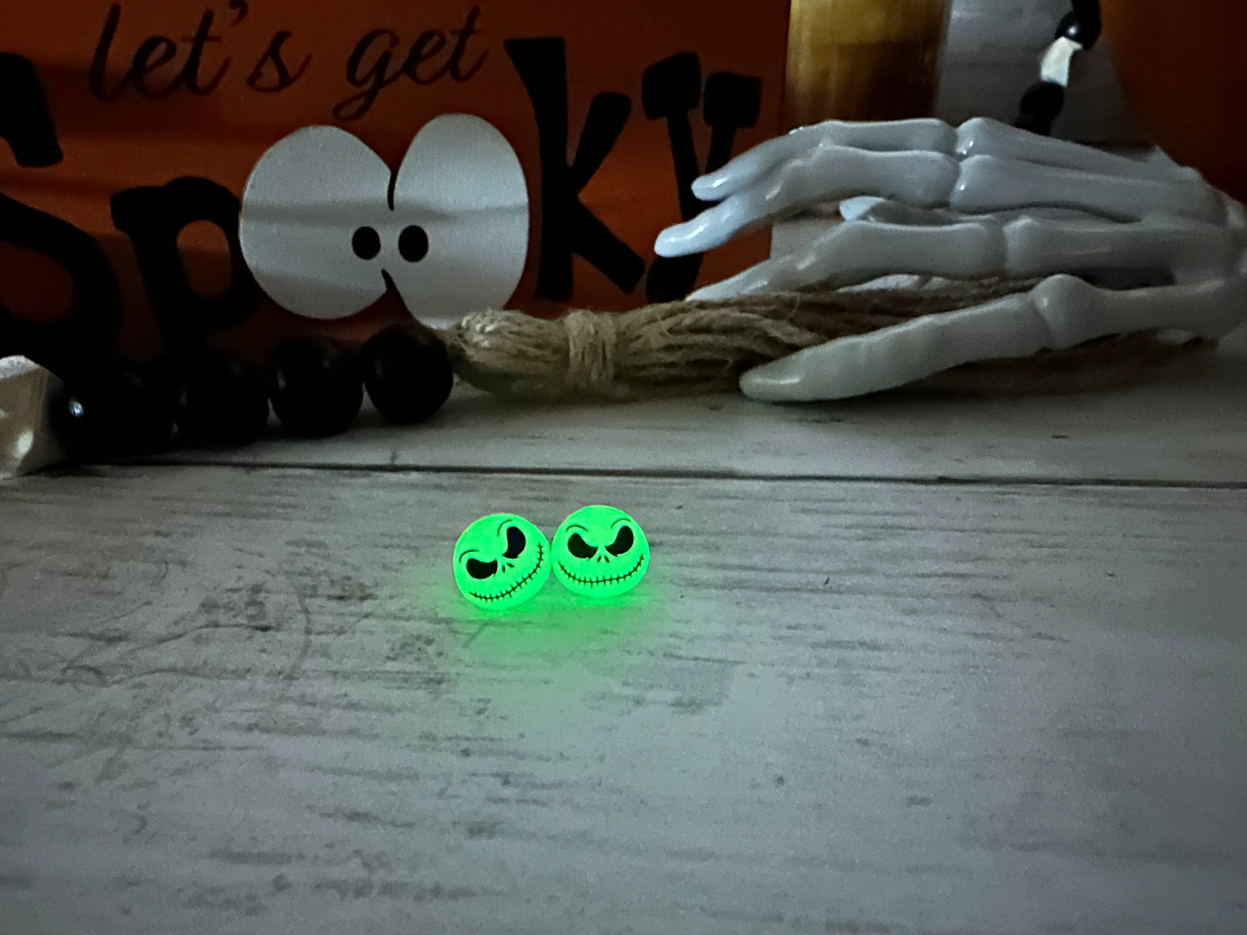 Glowing Skeleton Cabochon