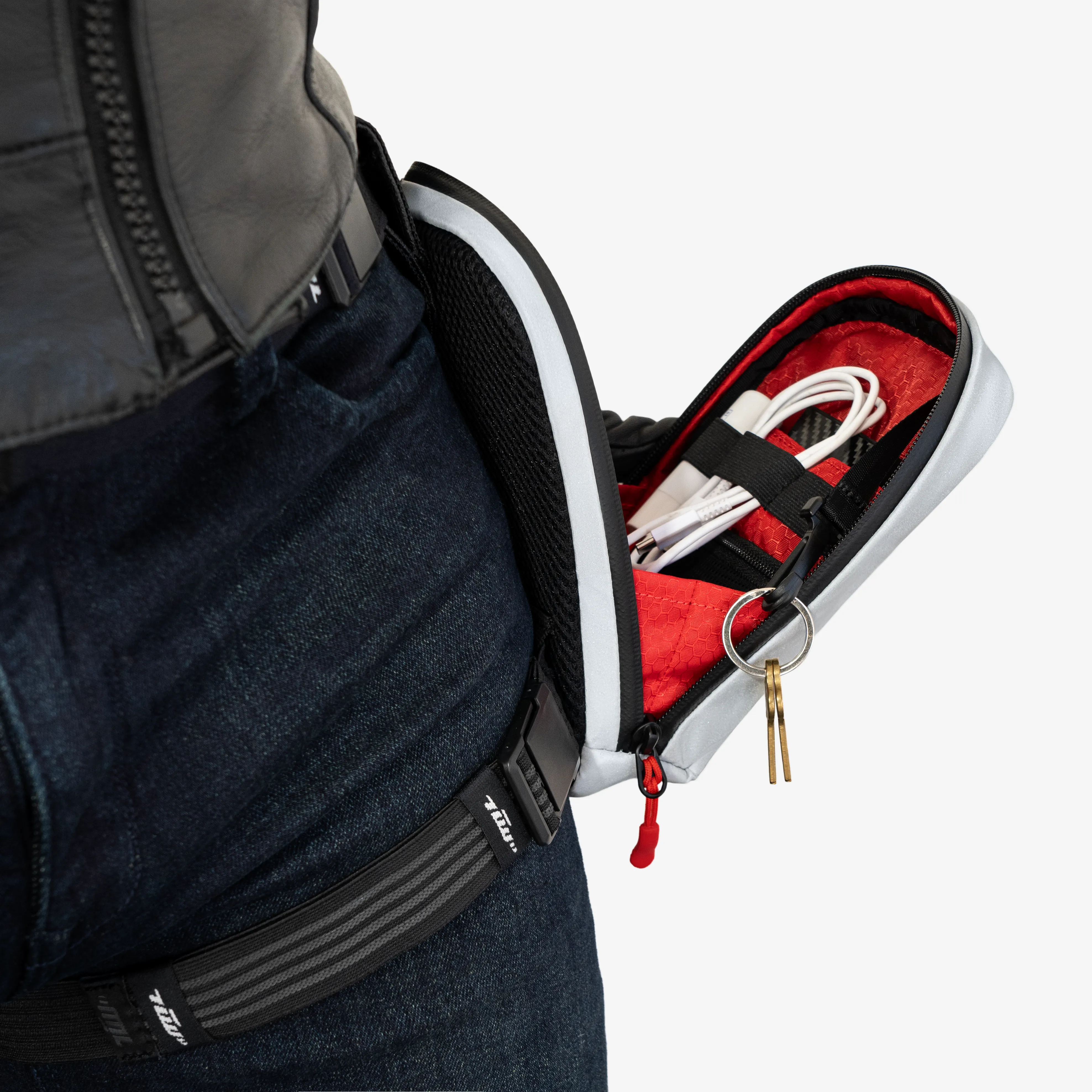Glowrider Reflective Motorcycle Leg Bag