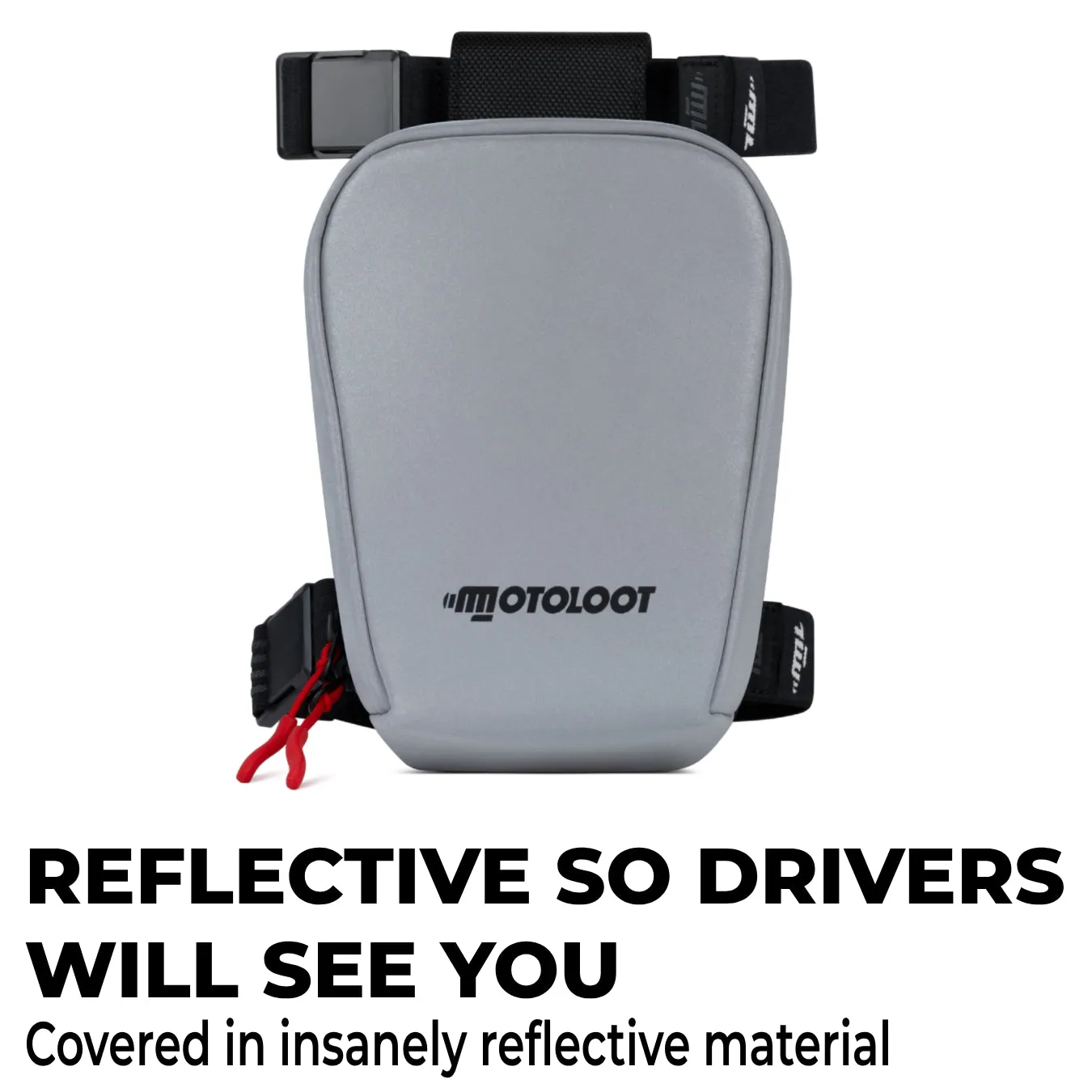 Glowrider Reflective Motorcycle Leg Bag