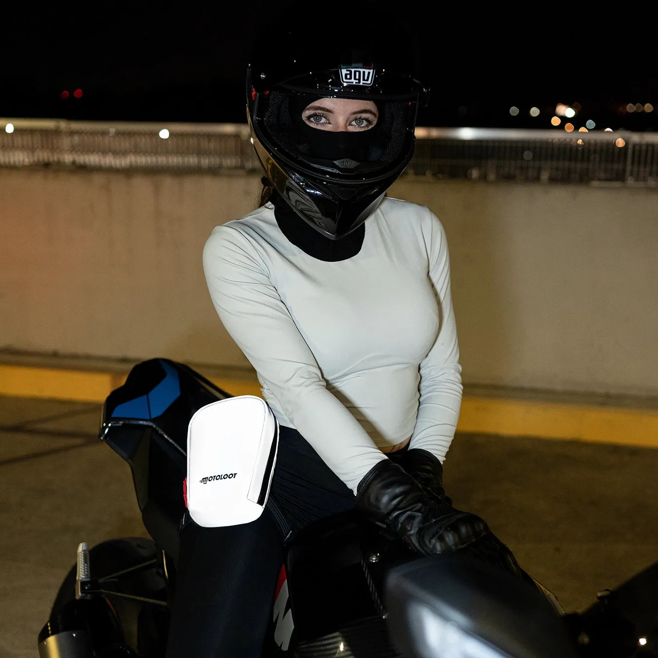 Glowrider Reflective Motorcycle Leg Bag