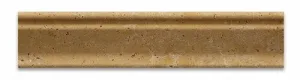 Gold (Yellow) Travertine 2 1/2 X 12 Crown Molding Trim, Honed - Lot of 50 pcs.