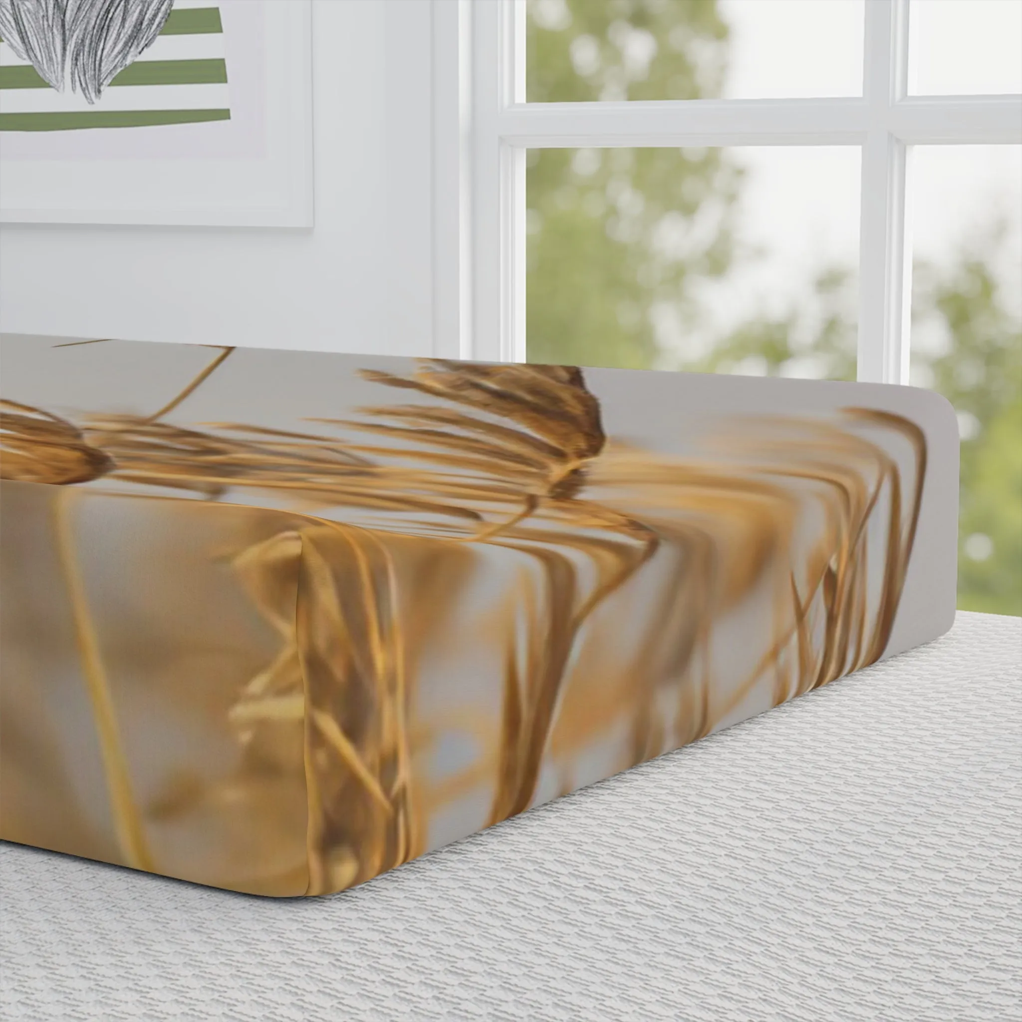 Golden Grass Baby Changing Pad Cover