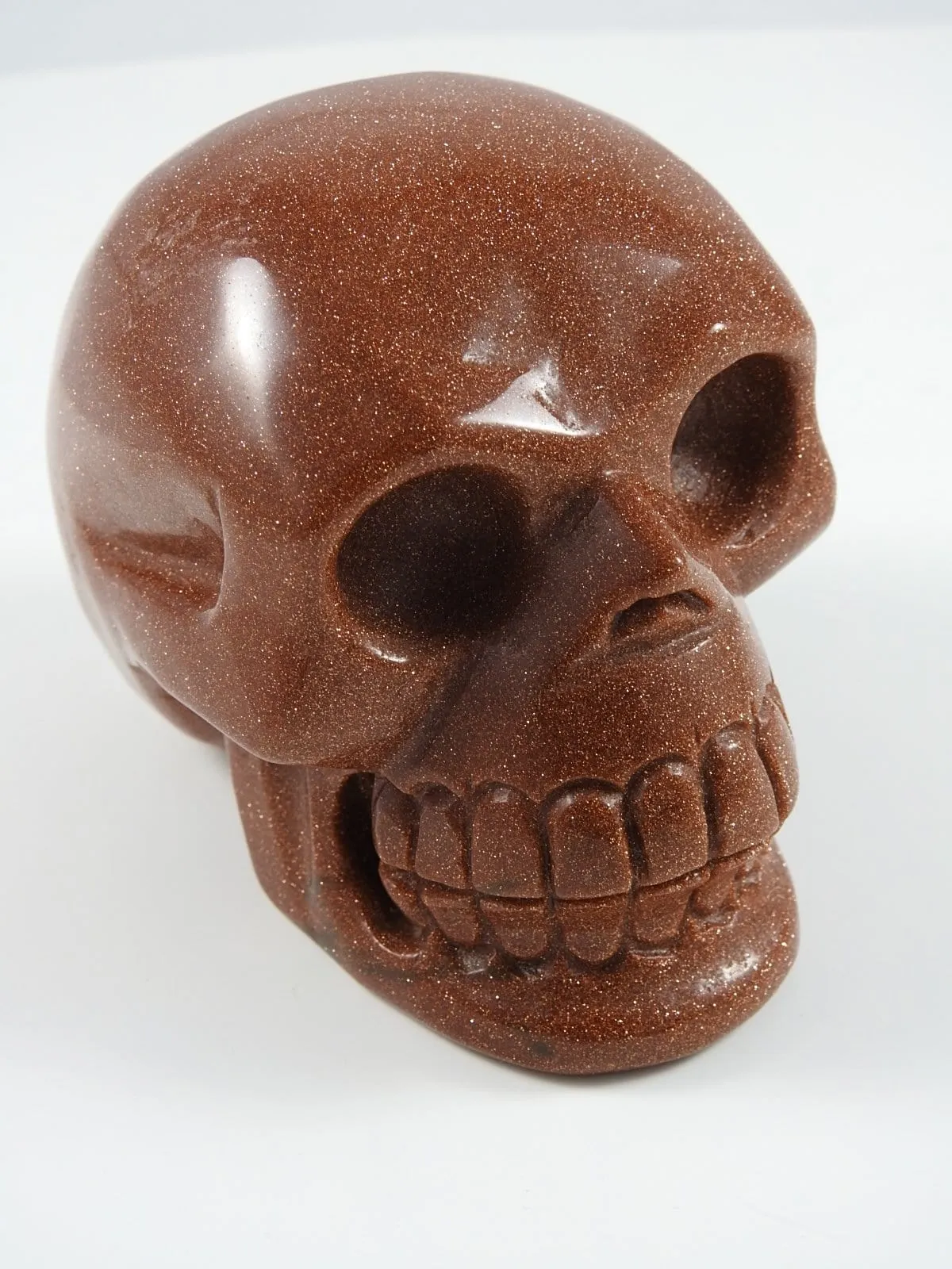 Goldstone Crystal Skull CLOSEOUT